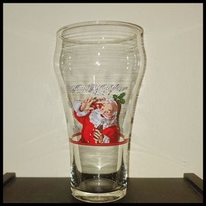 1997 Vintage Coca Cola Christmas Drinking Glass